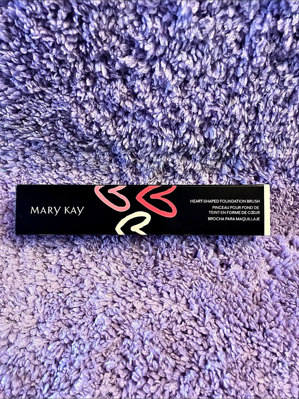 Mary Kay Heart-Shaped Foundation Brush Black